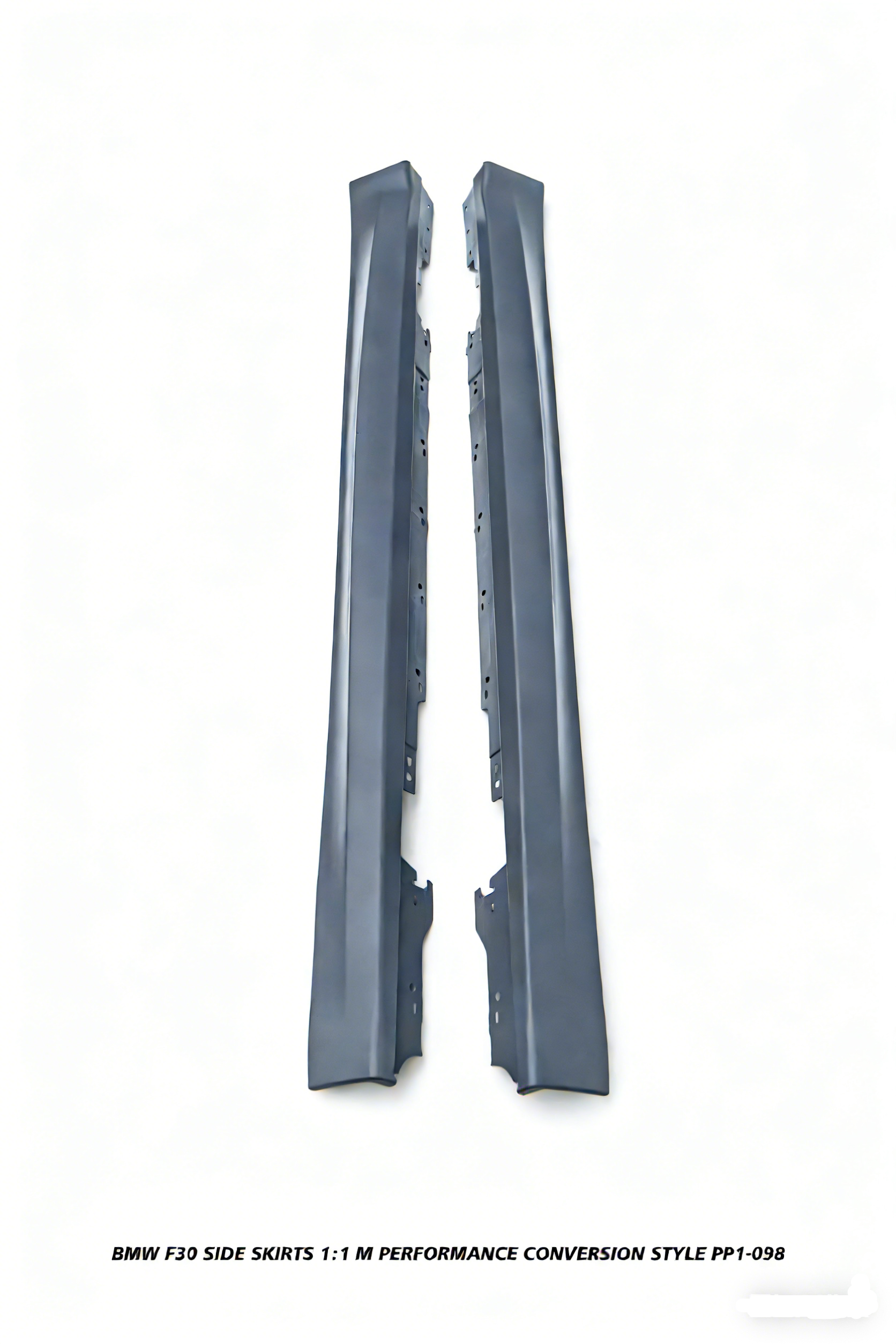 BMW 3 Series M340i 335i 328i 330i 320i F30 2012 2013 2014 2015 2016 2017 2018 2019 with Aftermarket Parts - 1:1 M Performance Conversion Style Side Skirts PP Polypropylene from DuPont Tech
