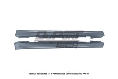BMW 3 Series M340i 335i 328i 330i 320i F30 2012 2013 2014 2015 2016 2017 2018 2019 with Aftermarket Parts - 1:1 M Performance Conversion Style Side Skirts PP Polypropylene from DuPont Tech
