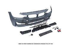 BMW 3 Series M340i 335i 328i 330i 320i F30 2012 2013 2014 2015 2016 2017 2018 2019 with Aftermarket Parts - M3 Conversion Upgrade Style Full kit PP Polypropylene/Metal from DuPont Tech
