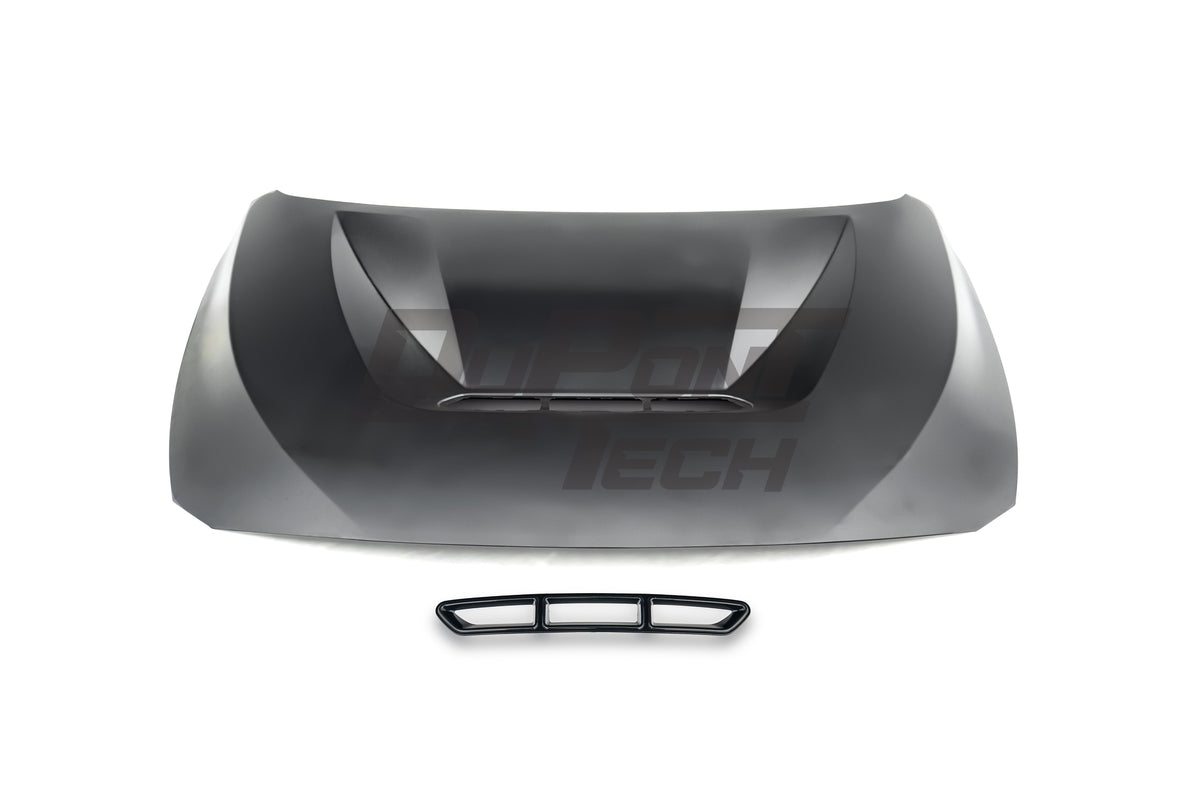 BMW 3 Series 320/328/330/340/M340 F30 F31 2013 2014 2015 2016 2017 2018 2019 2020 & 4 Series 428/430/435/440 F32 F33 F36 2014 2015 2016 2017 2018 2019 2020 with Aftermarket Parts - CS Style Hood Metal from DuPont Tech
