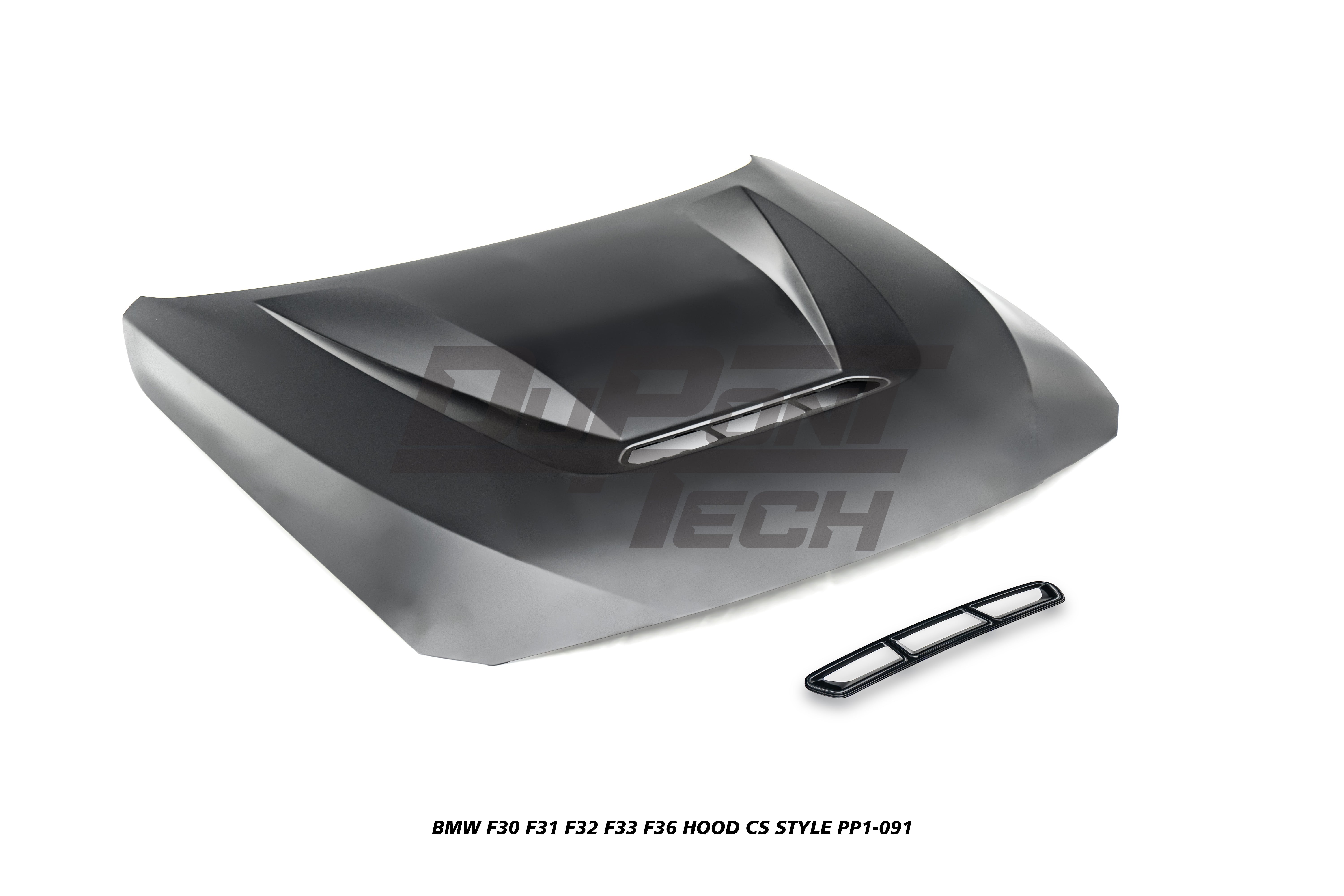 BMW 3 Series 320/328/330/340/M340 F30 F31 2013 2014 2015 2016 2017 2018 2019 2020 & 4 Series 428/430/435/440 F32 F33 F36 2014 2015 2016 2017 2018 2019 2020 with Aftermarket Parts - CS Style Hood Metal from DuPont Tech
