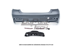BMW 3 Series M340i 335i 328i 330i 320i F30 2012 2013 2014 2015 2016 2017 2018 2019 with Aftermarket Parts - M3 Conversion Upgrade Style Rear Bumper PP Polypropylene from DuPont Tech
