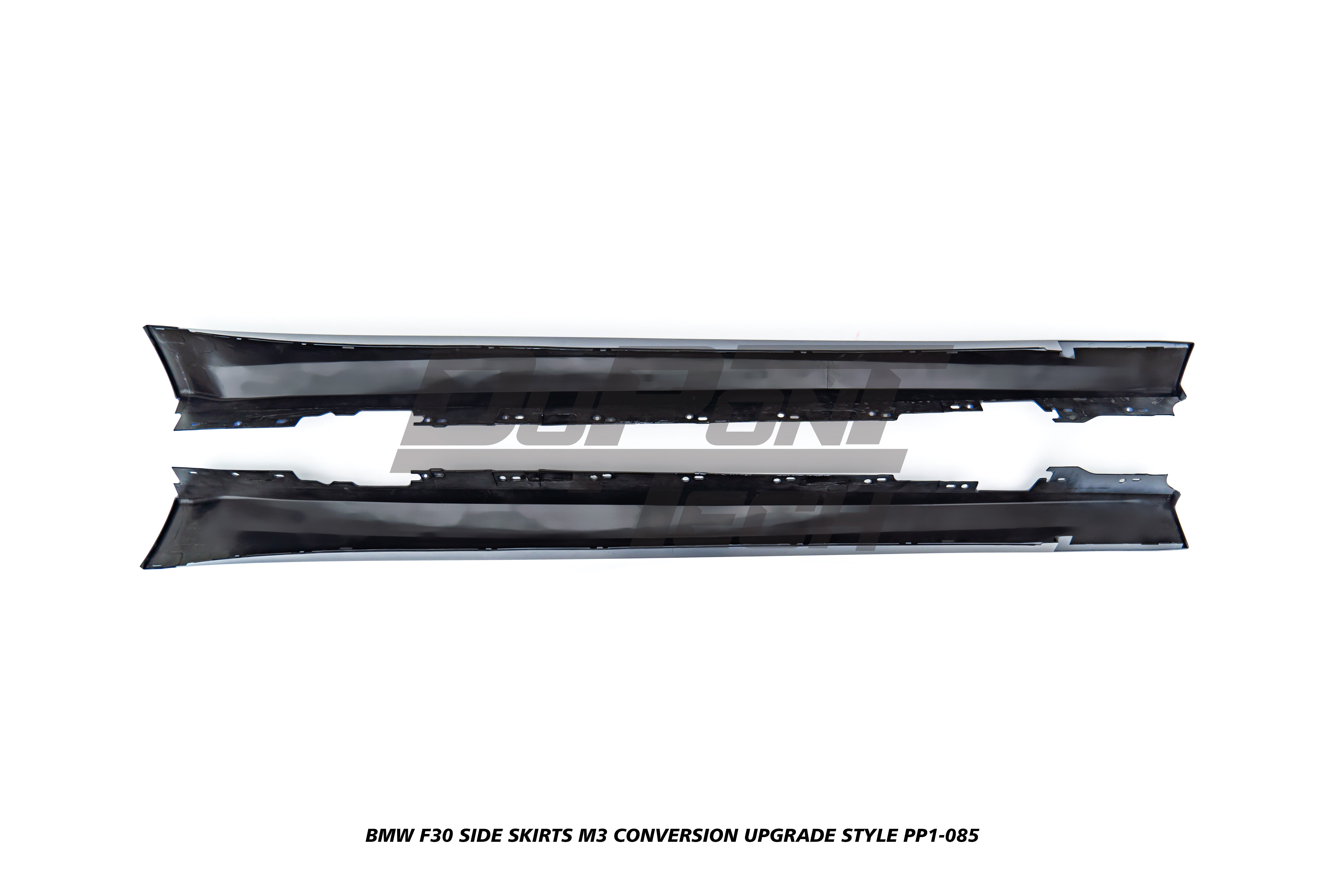 BMW 3 Series M340i 335i 328i 330i 320i F30 2012 2013 2014 2015 2016 2017 2018 2019 with Aftermarket Parts - M3 Conversion Upgrade Style Side Skirts PP Polypropylene from DuPont Tech
