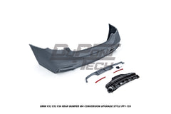 BMW 4 Series 440i 435i 430i 428i 420i 418i 435d 430d 425d 420d 418d F32 F33 2013 2014 2015 2016 2017 2018 2019 2020 & F36 2014 2015 2016 2017 2018 2019 2020 with Aftermarket Parts - M4 Conversion Upgrade Style Rear Bumper PP Polypropylene from DuPont Tech
