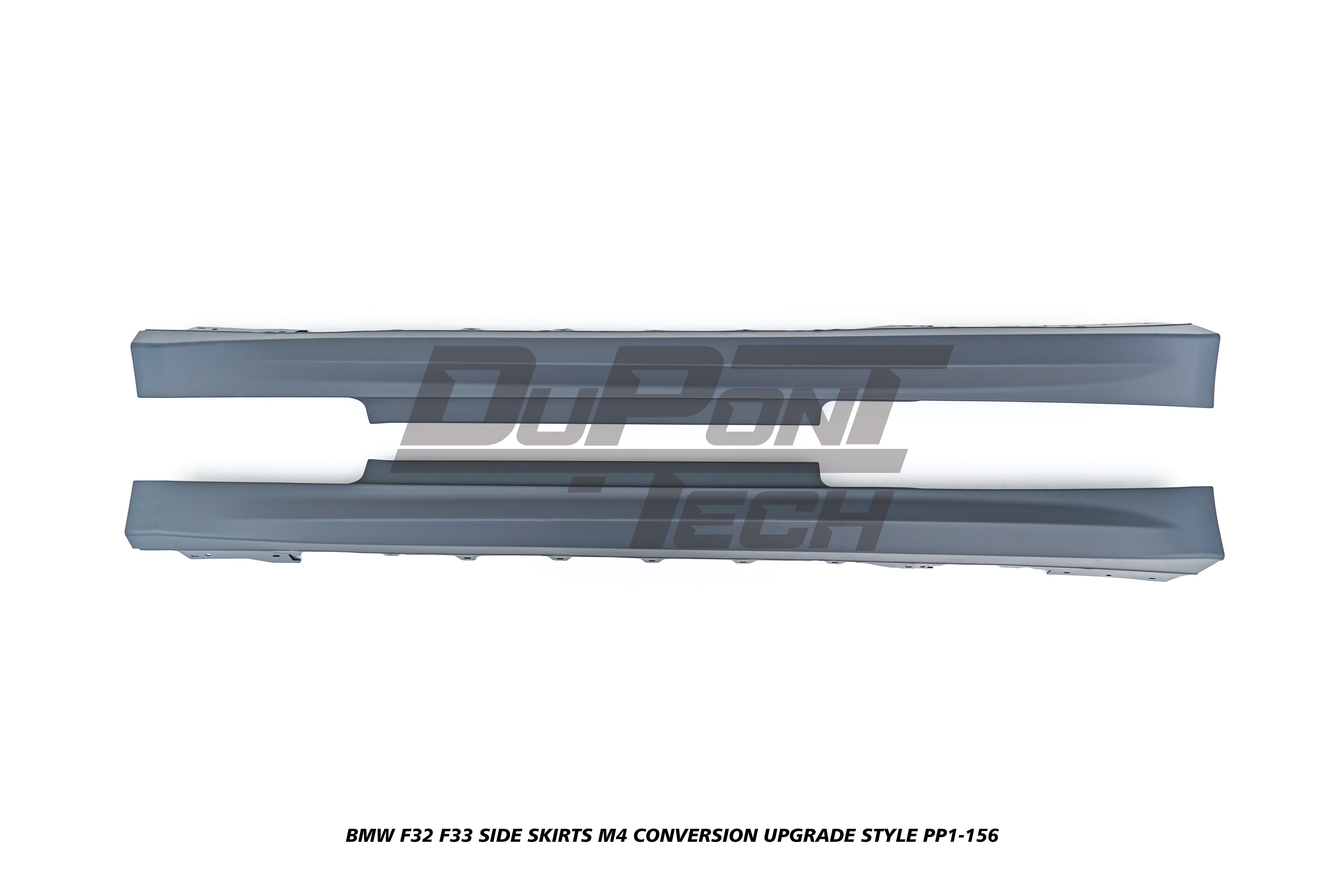 BMW 4 Series 440i 435i 430i 428i 420i 418i 435d 430d 425d 420d 418d F32 F33 2013 2014 2015 2016 2017 2018 2019 2020 with Aftermarket Parts - M4 Conversion Upgrade Style Side Skirts PP Polypropylene from DuPont Tech
