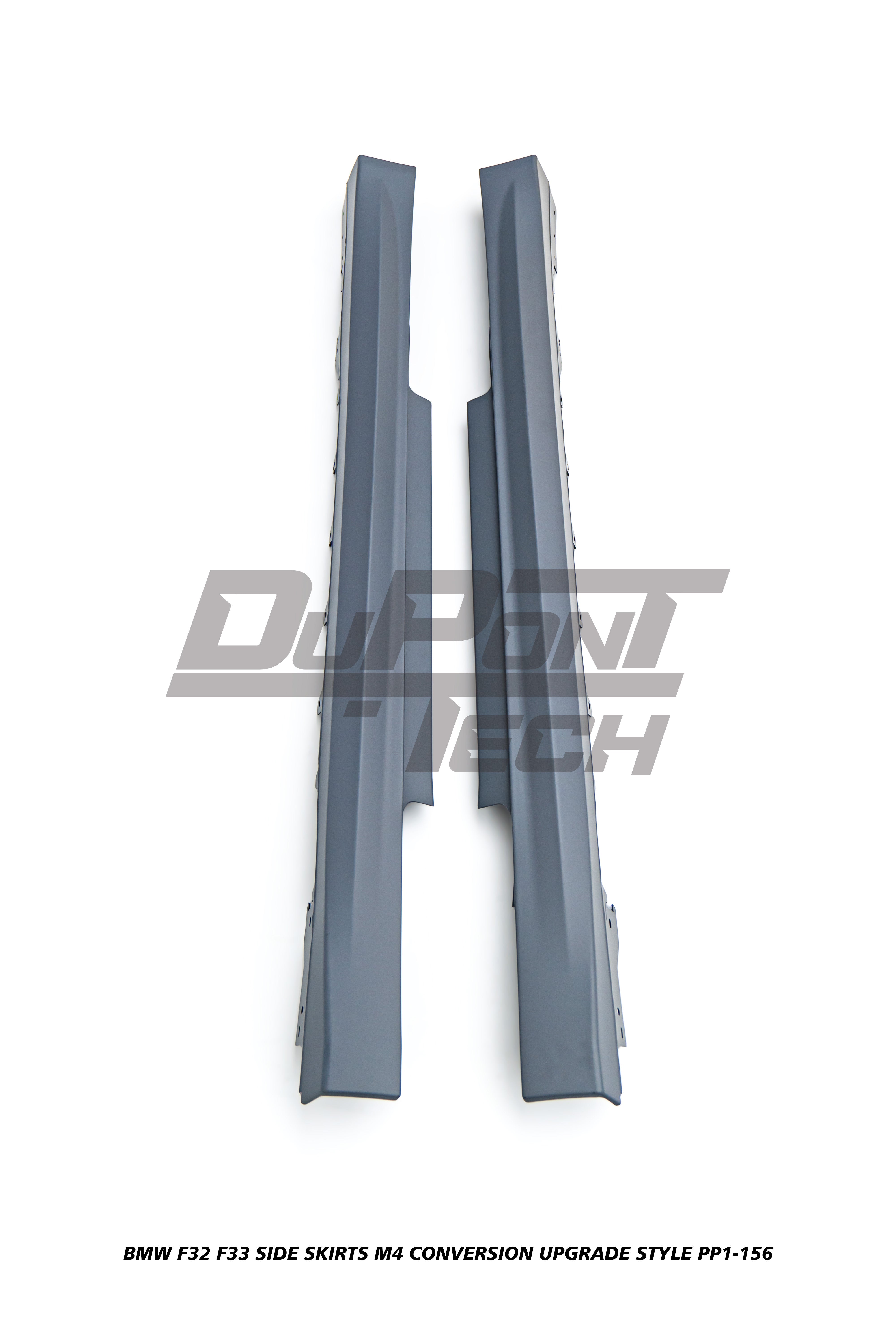 BMW 4 Series 440i 435i 430i 428i 420i 418i 435d 430d 425d 420d 418d F32 F33 2013 2014 2015 2016 2017 2018 2019 2020 with Aftermarket Parts - M4 Conversion Upgrade Style Side Skirts PP Polypropylene from DuPont Tech
