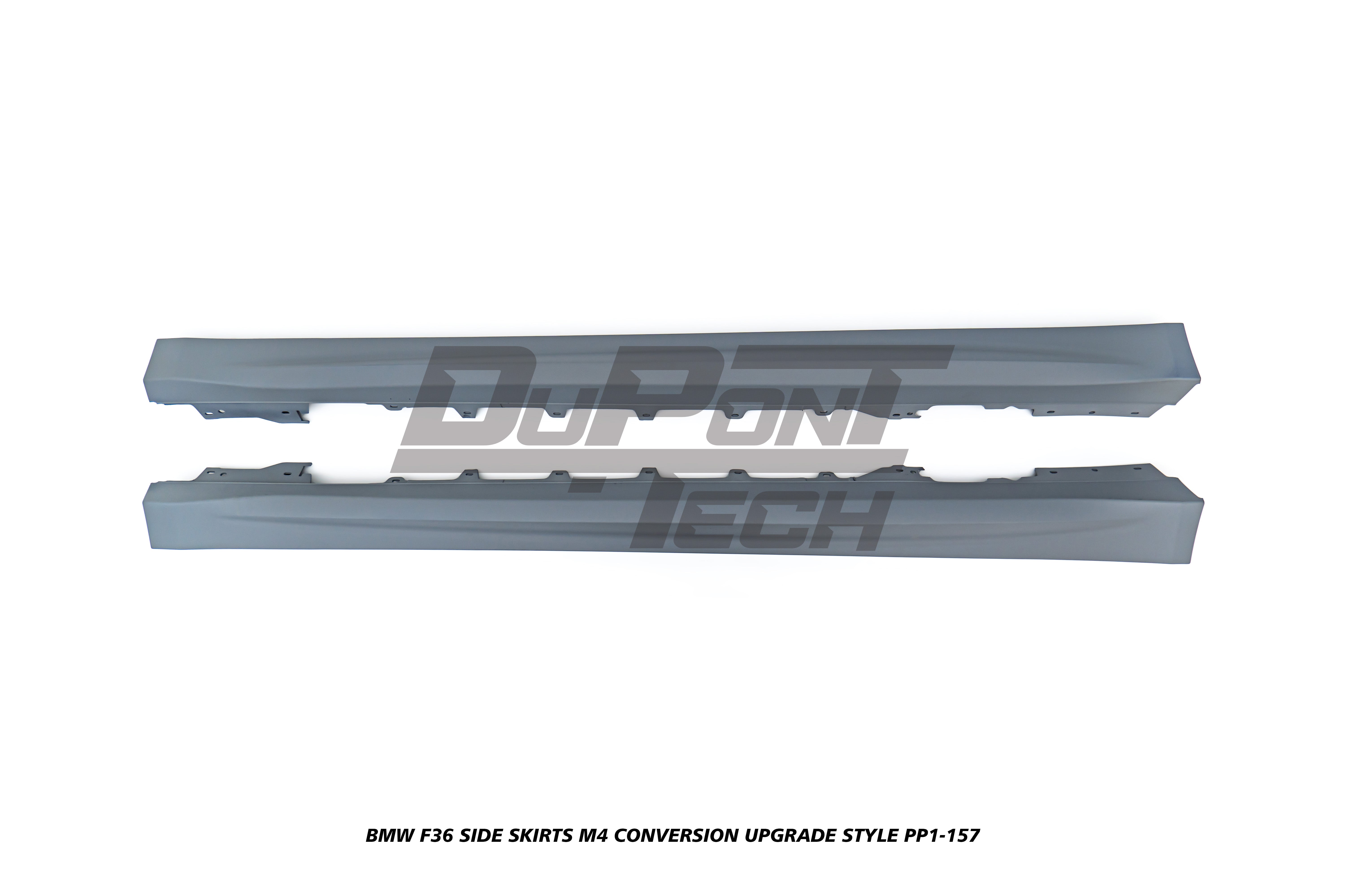 BMW 4 Series 440i 435i 430i 428i 420i 418i F36 2014 2015 2016 2017 2018 2019 2020 with Aftermarket Parts - M4 Conversion Upgrade Style Side Skirts PP Polypropylene from DuPont Tech
