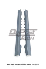 BMW 4 Series 440i 435i 430i 428i 420i 418i F36 2014 2015 2016 2017 2018 2019 2020 with Aftermarket Parts - M4 Conversion Upgrade Style Side Skirts PP Polypropylene from DuPont Tech
