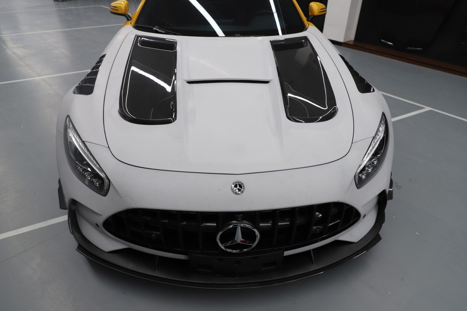 Mercedes Benz AMG GT GTS C190 2016 2017 2018 2019 2020 2021 with Aftermarket Parts - Black Series Conversion Style Full Body Kit Polypropylene / Dry Pre-preg Carbon Fiber from DuPont Tech