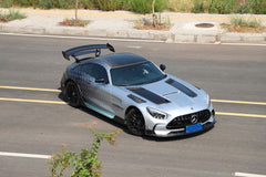 Mercedes Benz AMG GT GTS C190 2016 2017 2018 2019 2020 2021 with Aftermarket Parts - Black Series Conversion Style Side Skirts PP Polypropylene from DuPont Tech