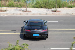 Mercedes Benz AMG GT GTS C190 2016 2017 2018 2019 2020 2021 with Aftermarket Parts - Black Series Conversion Style Rear Underboard Diffuser Dry Pre-preg Carbon Fiber from DuPont Tech
