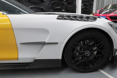 Mercedes Benz AMG GT GTS GTC GTR Pro C190 2016 2017 2018 2019 2020 2021 with Aftermarket Parts - Black Series Conversion Style Front Fenders Dry Pre-preg Carbon Fiber from DuPont Tech