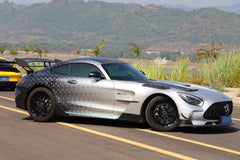 Mercedes Benz AMG GT GTS GTC GTR Pro C190 2016 2017 2018 2019 2020 2021 with Aftermarket Parts - Black Series Conversion Style Front Fenders Dry Pre-preg Carbon Fiber from DuPont Tech