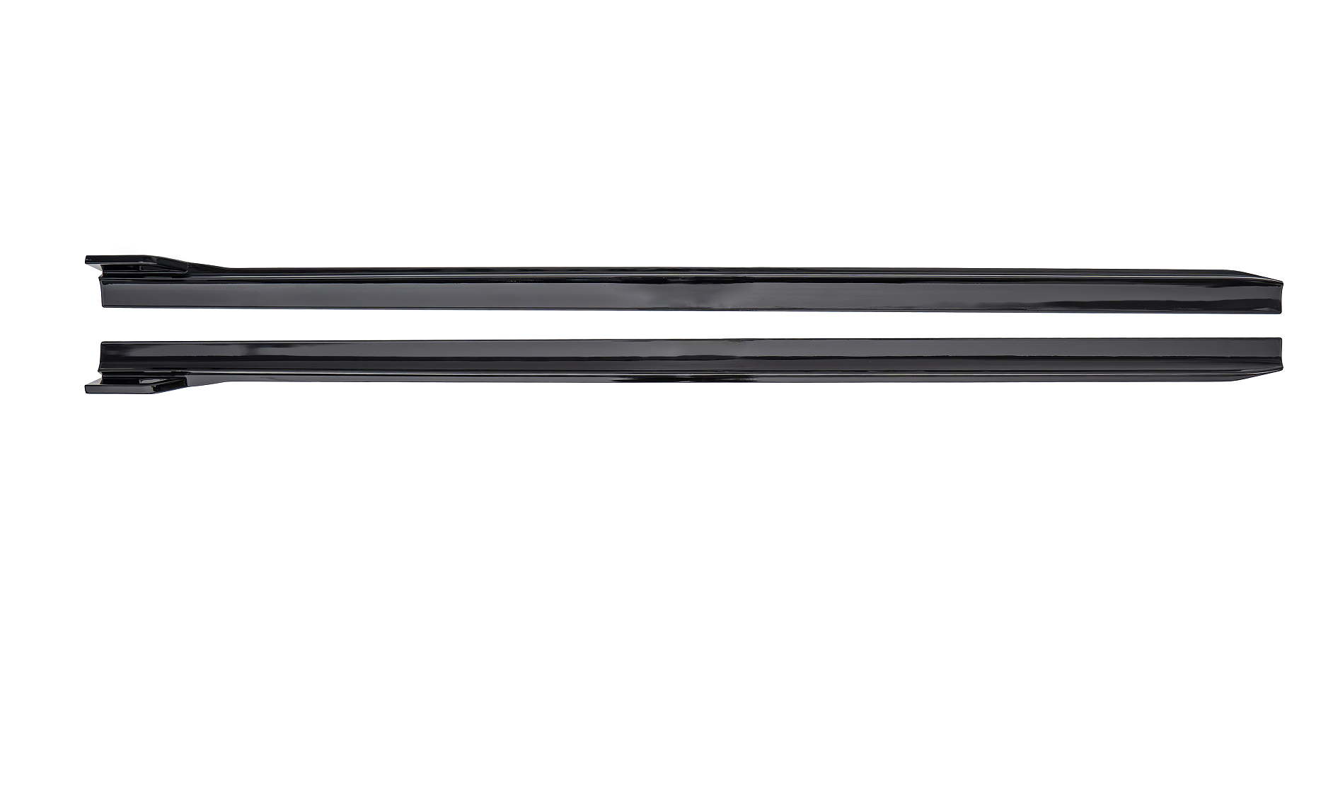 BMW i7 M70 / xDrive60 / eDrive50 (with M-package rocker panel) G70 2023-ON &  7 Series 760i xDrive / 750e xDrive / 740i xDrive / 740i G70 2023-ON with Aftermarket Parts - Black Warrior M Performance Style Side Skirts ABS from DuPont Tech