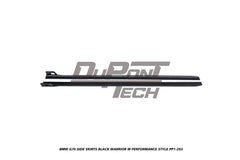 BMW i7 M70 / xDrive60 / eDrive50 (with M-package rocker panel) G70 2023-ON &  7 Series 760i xDrive / 750e xDrive / 740i xDrive / 740i G70 2023-ON with Aftermarket Parts - Black Warrior M Performance Style Side Skirts ABS from DuPont Tech