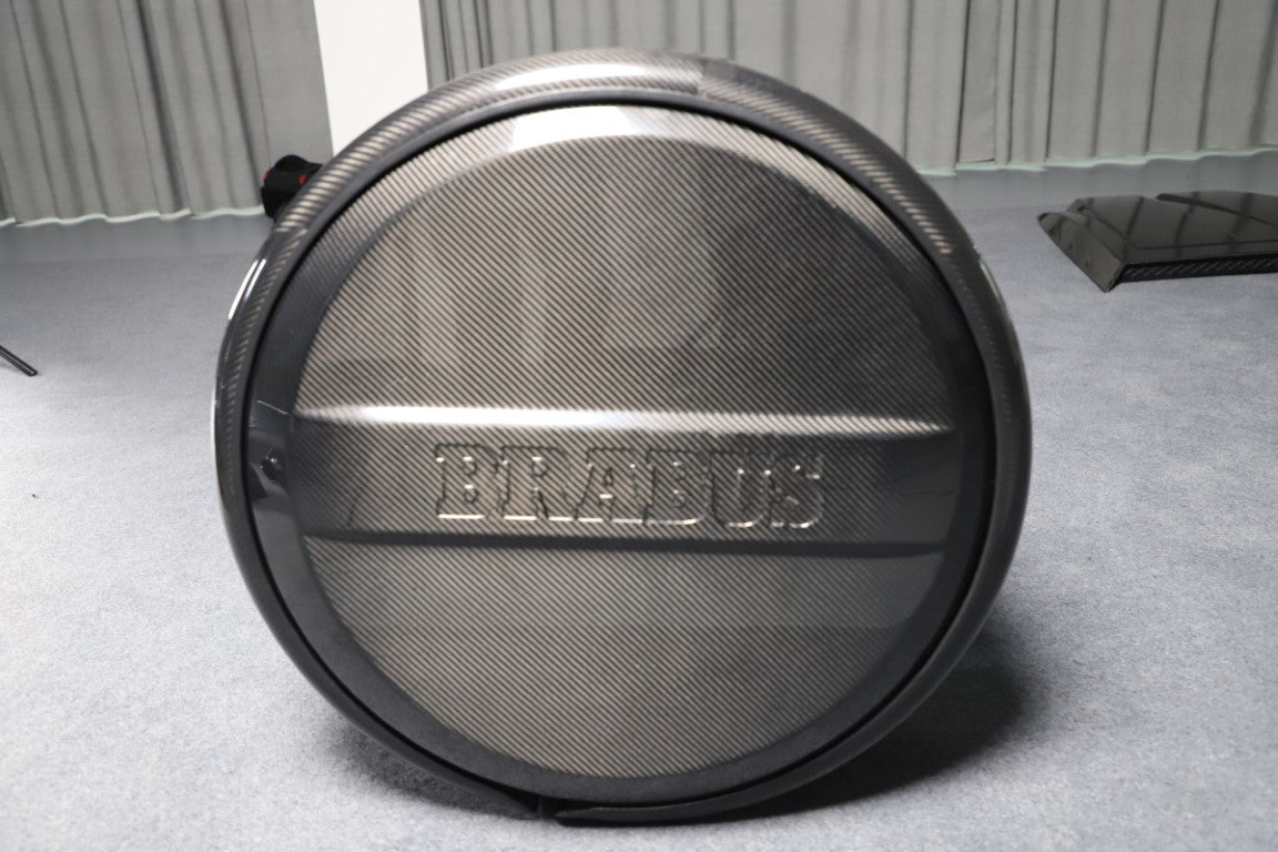 Mercedes Benz G-Class G63 AMG G550 W463A W464 2019 2020 2021 2022 2023 2024 with Aftermarket Parts - BRBS B800 Style Spare Tire Cover Dry Pre-preg Carbon Fiber from DuPont Tech