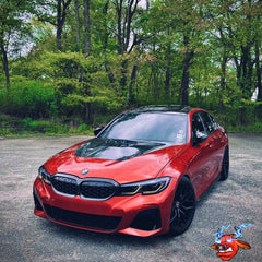 BMW 3 Series M340i 330i (Fits Both Pre-LCI & LCI) G20 2019-ON with Aftermarket Parts - CS Style Hood Metal from DuPont Tech
