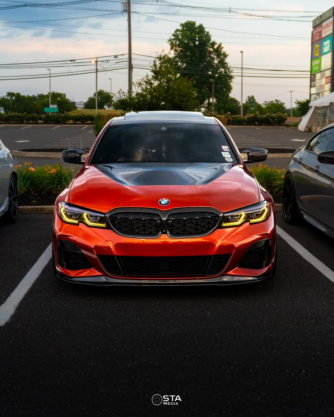 BMW 3 Series M340i 330i (Fits Both Pre-LCI & LCI) G20 2019-ON with Aftermarket Parts - CS Style Hood Metal from DuPont Tech
