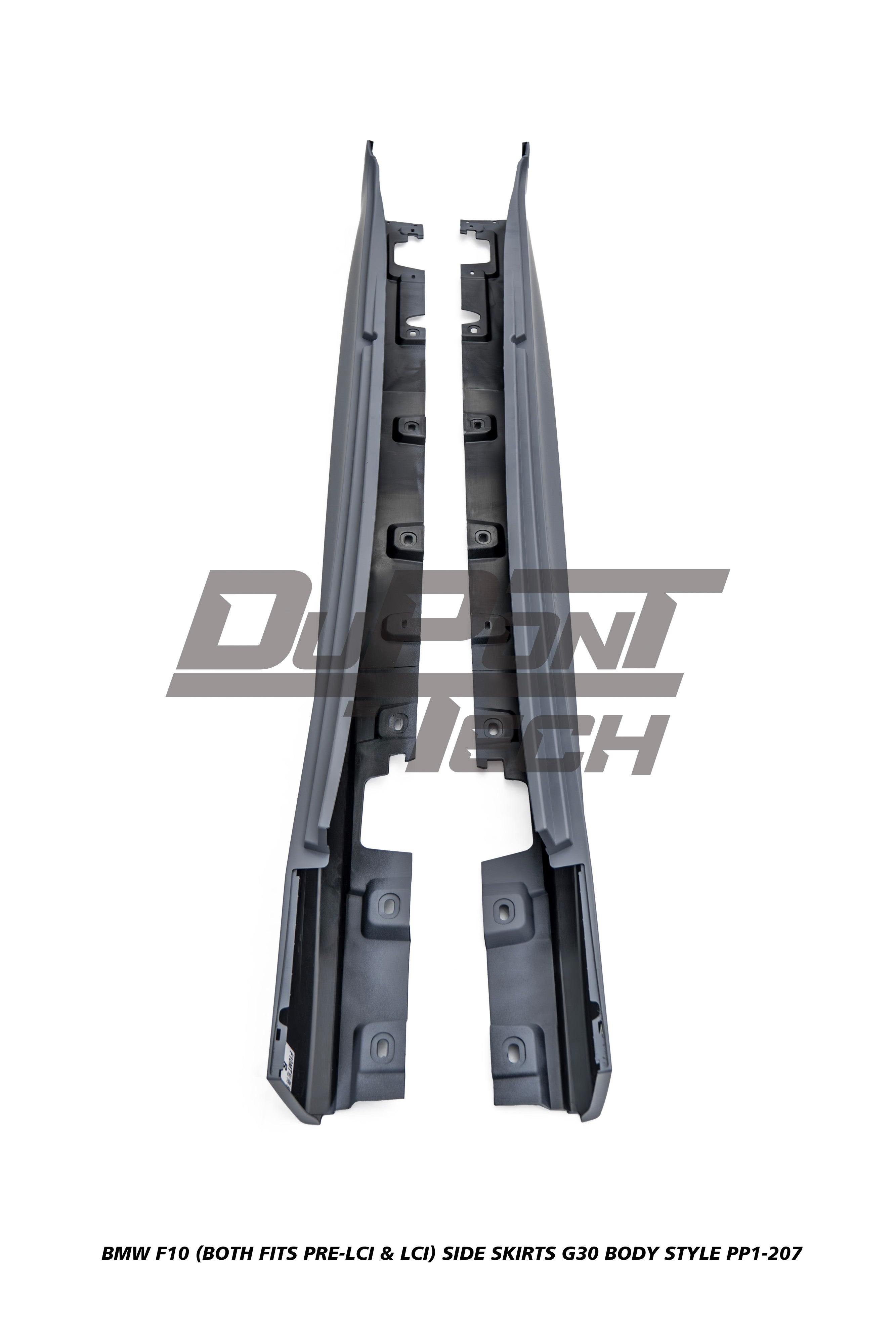 BMW 5 Series M550d 550i 535i 535d 530i 530d 528i 520i 525d 520d 518d F10 (Both Fits Pre-LCI &amp; LCI) 2010 2011 2012 2013 2014 2015 2016 2017 with Aftermarket Parts - G30 Body Style Side Skirts PP Polypropylene from DuPont Tech