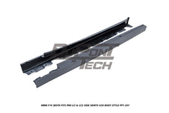 BMW 5 Series M550d 550i 535i 535d 530i 530d 528i 520i 525d 520d 518d F10 (Both Fits Pre-LCI &amp; LCI) 2010 2011 2012 2013 2014 2015 2016 2017 with Aftermarket Parts - G30 Body Style Side Skirts PP Polypropylene from DuPont Tech