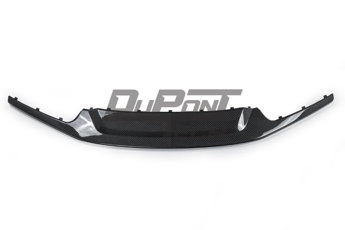 Porsche 987.1 987.2 Cayman & Boxster (all models, including Base / S / R) 2005 2006 2007 2008 2009 2010 2011 2012 & 718 982 981 Cayman & Boxster (all models, including Base / S / GTS / GT4 / Spyder) 2012-2025 (designed to be installed on DuPont Tech GT4 or Spyder conversion front bumper ONLY) with Aftermarket Parts - Without GT4 Logo Front Lip & Corner Splitters Dry Pre-preg Carbon Fiber from DuPont Tech