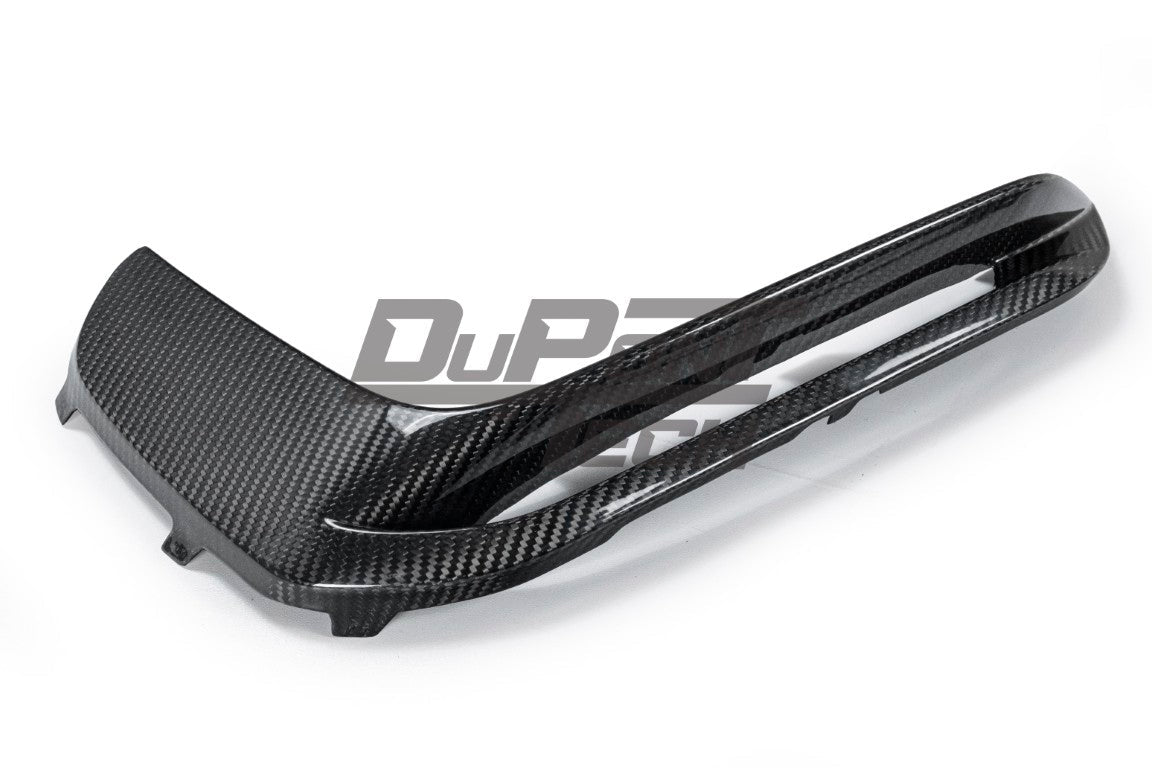 Porsche 987.1 987.2 Cayman & Boxster (all models, including Base / S / R) 2005 2006 2007 2008 2009 2010 2011 2012 & 981 Cayman & Boxster (all models, including Base / S / GTS / GT4 / Spyder) 2012 2013 2014 2015 2016 & 718 982 Cayman & Boxster (Base / T / S / GTS / GT4 / Spyder) 2017-ON (designed to be installed on DuPont Tech GT4RS conversion front bumper ONLY) with Aftermarket Parts - GT4RS Style Upper Valances Dry Pre-preg Carbon Fiber from Dupont Tech