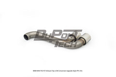 MINI Cooper JCW (John Cooper Works) S Base F56 F57 Pre-LCI 2014 2015 2016 2017 2018 with Aftermarket Parts - JCW Conversion Upgrade Style Exhaust Tips Stainless Steel from DuPont Tech