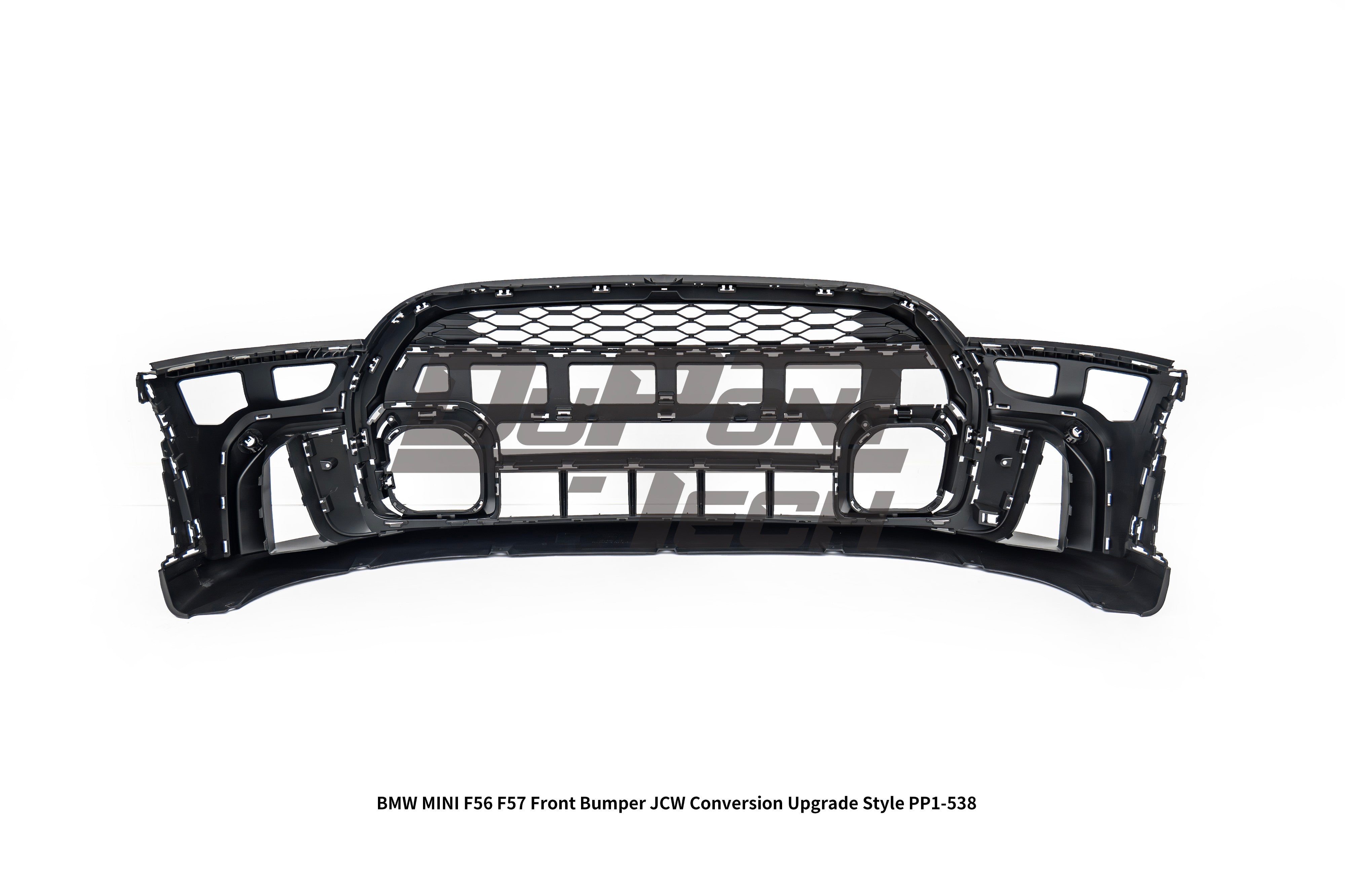 MINI Cooper JCW (John Cooper Works) S Base F56 F57 Pre-LCI 2014 2015 2016 2017 2018 with Aftermarket Parts - JCW Conversion Upgrade Style Front Bumper PP Polypropylene from DuPont Tech