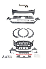 MINI Cooper JCW (John Cooper Works) S Base F56 F57 Pre-LCI 2014 2015 2016 2017 2018 with Aftermarket Parts - JCW Conversion Upgrade Style Full kit PP Polypropylene/Stainless Steel from DuPont Tech