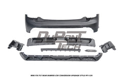 MINI Cooper JCW (John Cooper Works) S Base F56 F57 Pre-LCI 2014 2015 2016 2017 2018 with Aftermarket Parts - JCW Conversion Upgrade Style Rear Bumper PP Polypropylene from DuPont Tech