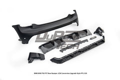 MINI Cooper JCW (John Cooper Works) S Base F56 F57 Pre-LCI 2014 2015 2016 2017 2018 with Aftermarket Parts - JCW Conversion Upgrade Style Rear Bumper PP Polypropylene from DuPont Tech