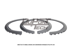 MINI Cooper JCW (John Cooper Works) S Base F56 F57 Pre-LCI 2014 2015 2016 2017 2018 with Aftermarket Parts - JCW Conversion Upgrade Style Wheel Arches PP Polypropylene from DuPont Tech