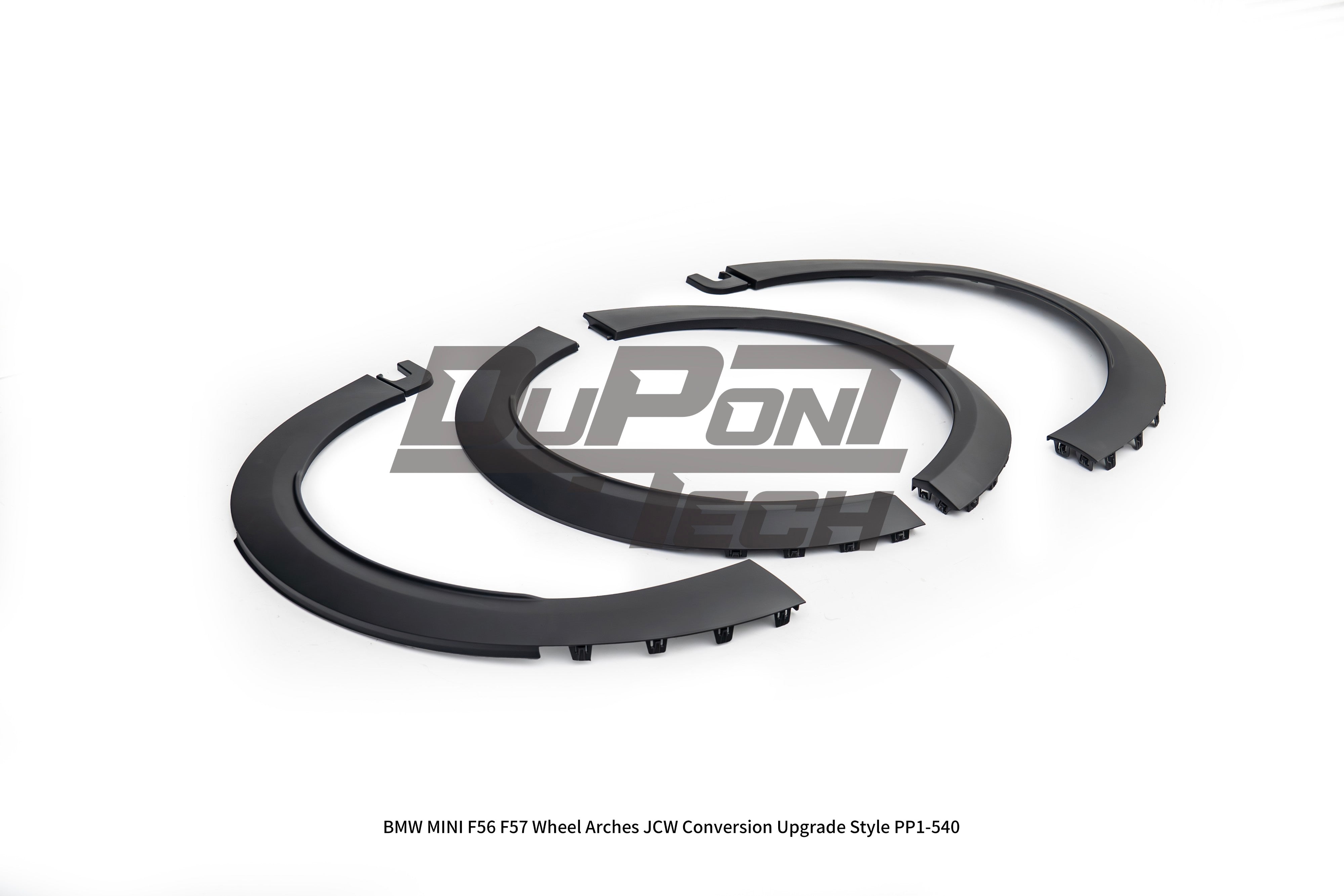 MINI Cooper JCW (John Cooper Works) S Base F56 F57 Pre-LCI 2014 2015 2016 2017 2018 with Aftermarket Parts - JCW Conversion Upgrade Style Wheel Arches PP Polypropylene from DuPont Tech