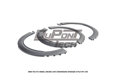 MINI Cooper JCW (John Cooper Works) S Base F56 F57 Pre-LCI 2014 2015 2016 2017 2018 with Aftermarket Parts - JCW Conversion Upgrade Style Wheel Arches PP Polypropylene from DuPont Tech