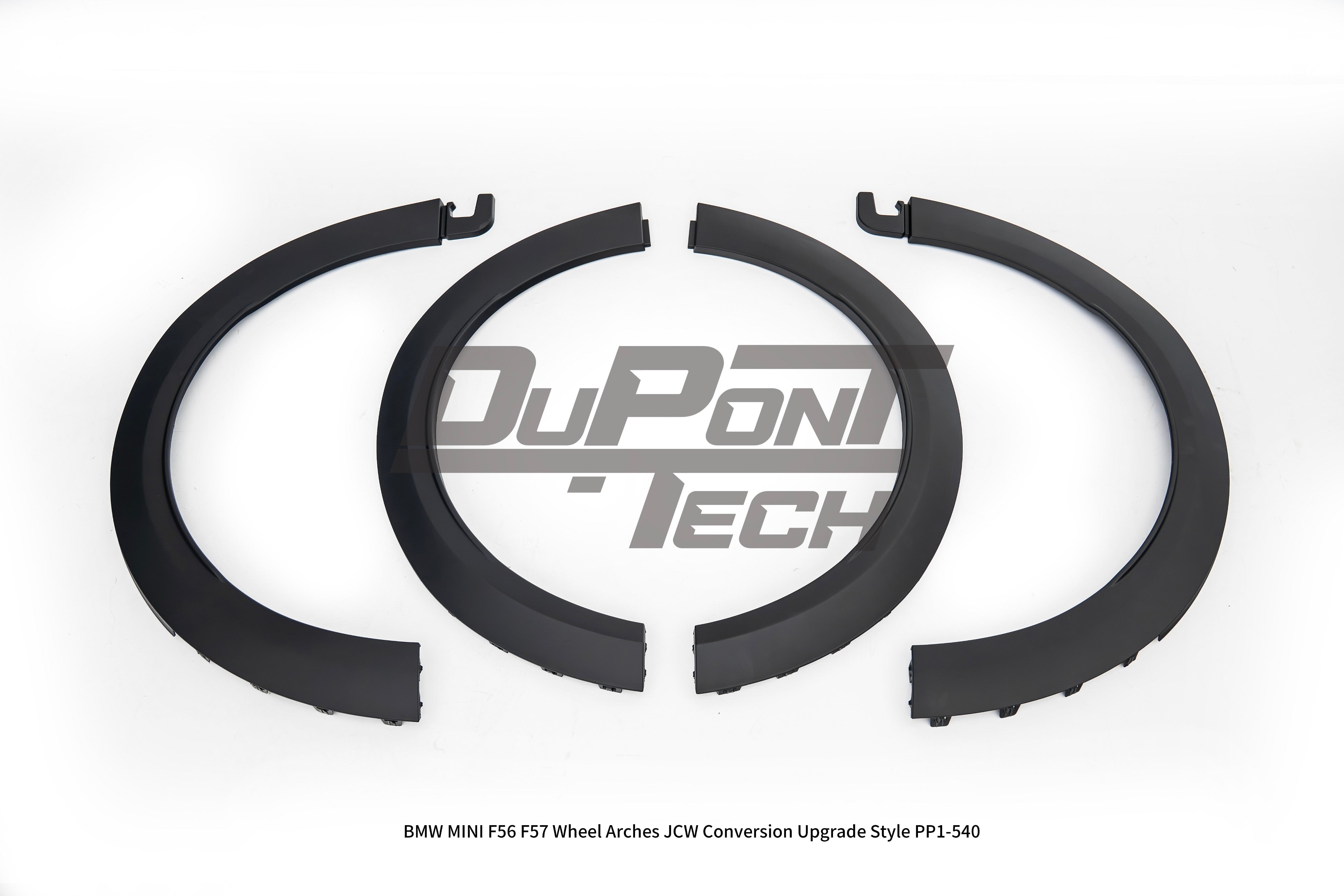MINI Cooper JCW (John Cooper Works) S Base F56 F57 Pre-LCI 2014 2015 2016 2017 2018 with Aftermarket Parts - JCW Conversion Upgrade Style Wheel Arches PP Polypropylene from DuPont Tech