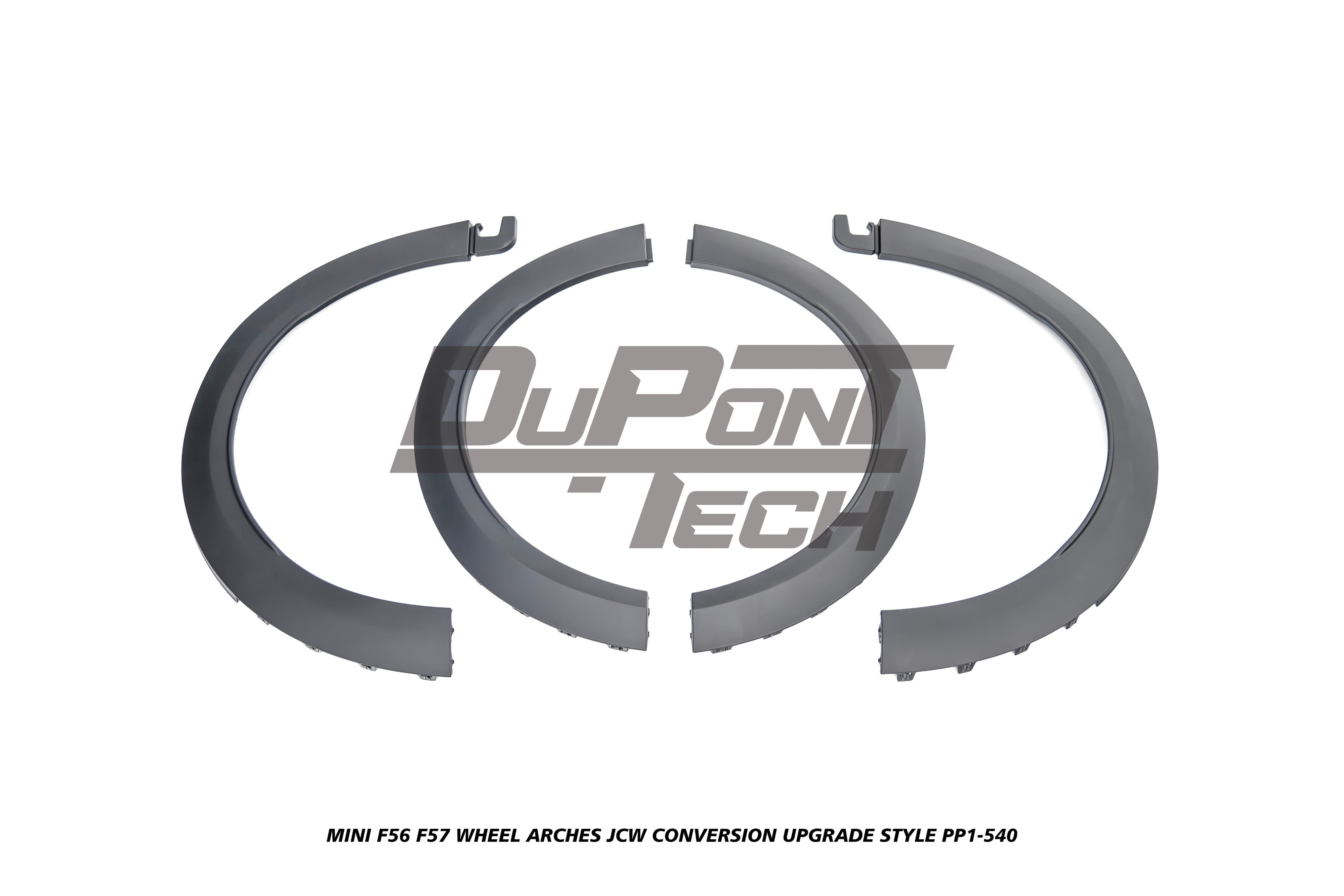 MINI Cooper JCW (John Cooper Works) S Base F56 F57 Pre-LCI 2014 2015 2016 2017 2018 with Aftermarket Parts - JCW Conversion Upgrade Style Wheel Arches PP Polypropylene from DuPont Tech