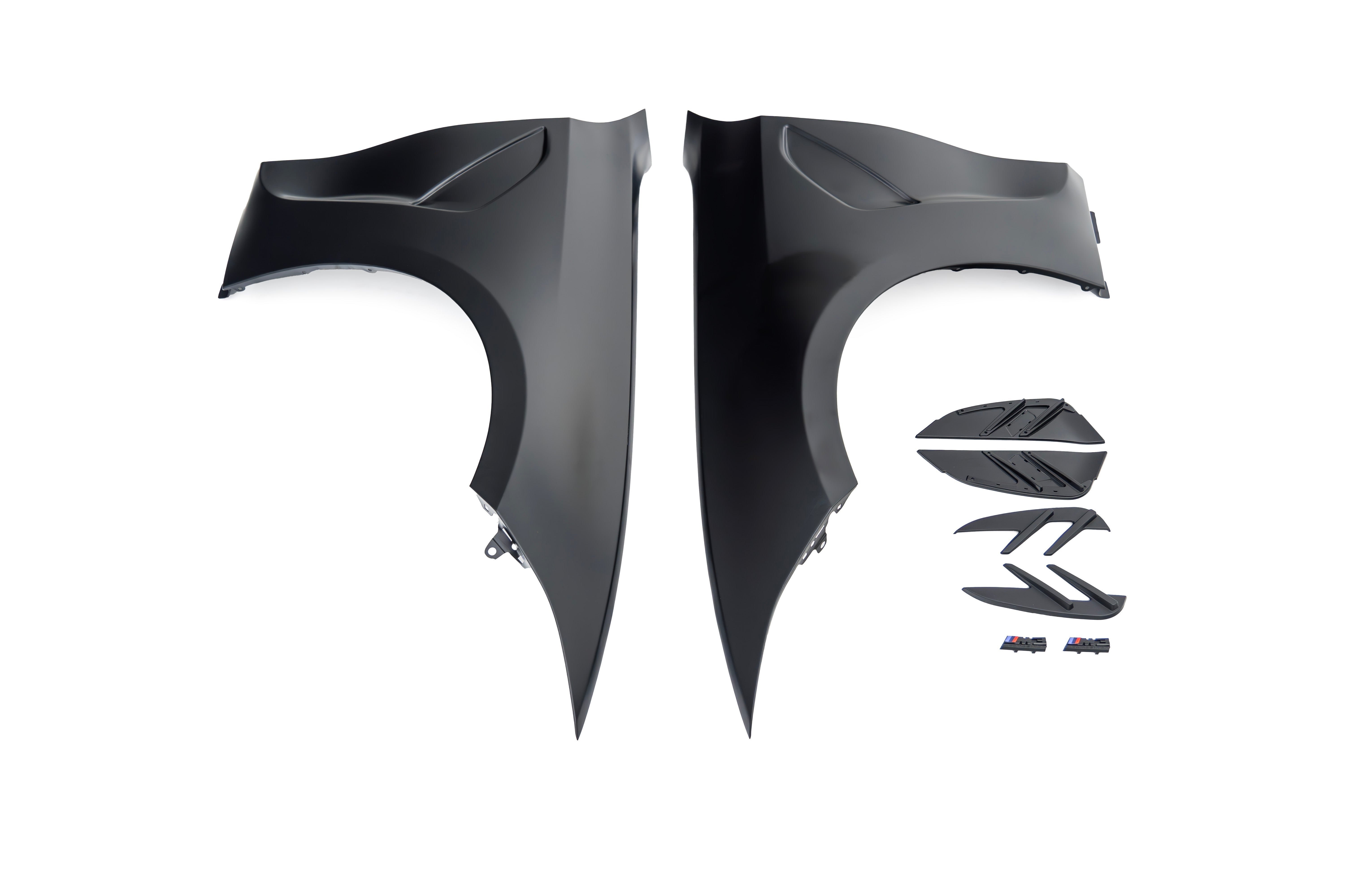 BMW 3 Series M340i 330i (Fits Both Pre-LCI & LCI) G20 2019-ON with Aftermarket Parts - M3 Conversion Upgrade Style Front Fenders Aluminum from DuPont Tech