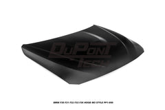 BMW 3 Series 320/328/330/340/M340 F30 F31 2013 2014 2015 2016 2017 2018 2019 2020 &  4 Series 428/430/435/440 F32 F33 F36 2014 2015 2016 2017 2018 2019 2020 with Aftermarket Parts - M3 Style Hood Metal from DuPont Tech