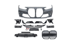 BMW 4 Series M440i 430i G22 G23 G26 2020-ON with Aftermarket Parts - M4 Conversion Upgrade Style Front Bumper and Grill PP Polypropylene from DuPont