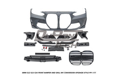 BMW 4 Series M440i 430i G22 G23 G26 2020-ON with Aftermarket Parts - M4 Conversion Upgrade Style Front Bumper and Grill PP Polypropylene from DuPont