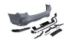 BMW 4 Series M440i 430i G22 G23 G26 2020-ON with Aftermarket Parts - M4 Conversion Upgrade Style Rear Bumper PP Polypropylene from DuPont Tech