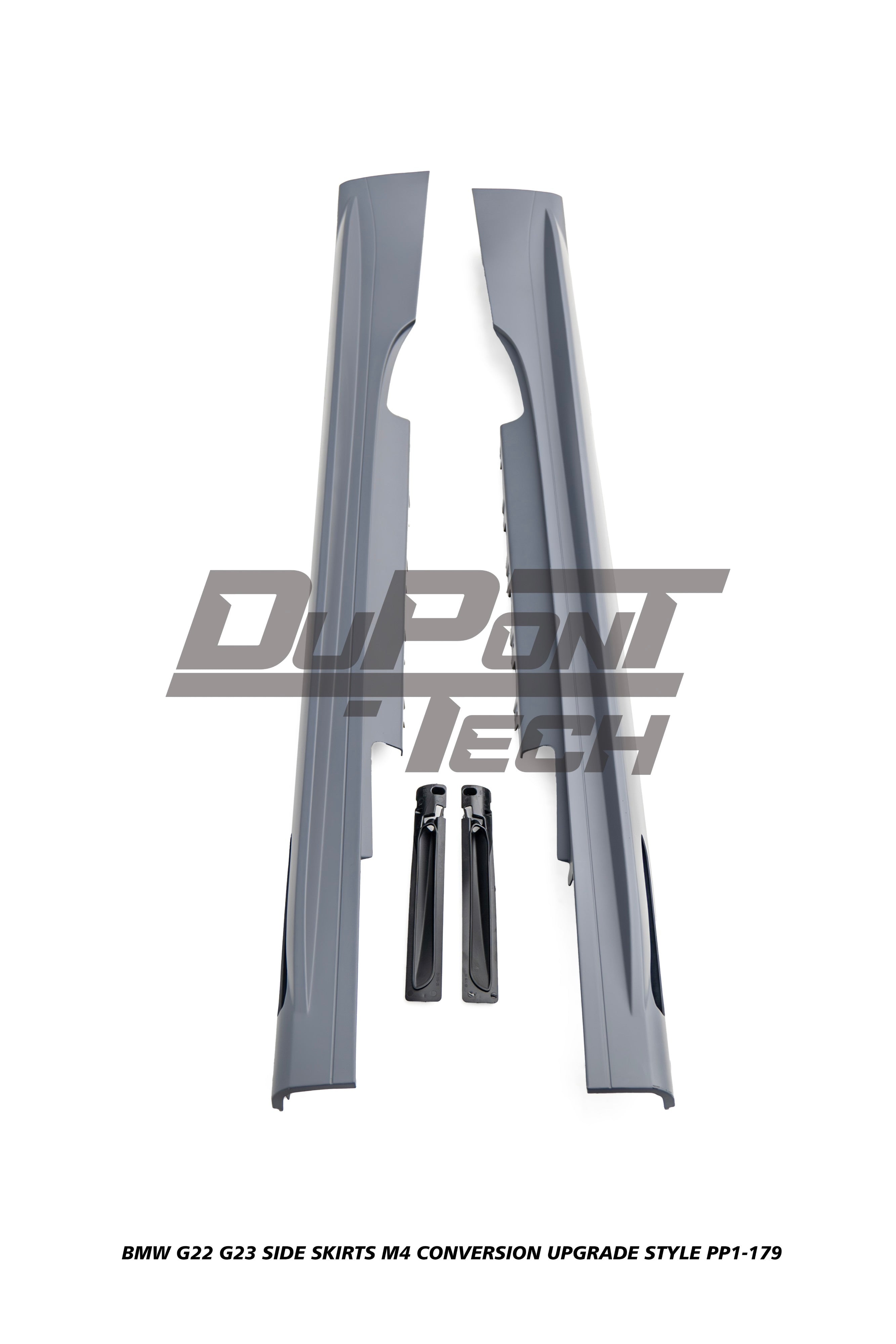 BMW 4 Series M440i 430i G22 G23 2020-ON with Aftermarket Parts - M4 Conversion Upgrade Style Side Skirts PP Polypropylene from DuPont Tech