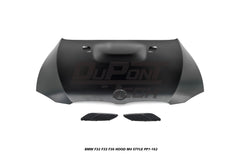 BMW 4 Series 440i 435i 430i 428i 420i 418i 435d 430d 425d 420d 418d F32 F33 2014 2015 2016 2017 2018 2019 2020 &  F36 2014 2015 2016 2017 2018 2019 2020 with Aftermarket Parts - M4 Style Hood Metal from DuPont Tech