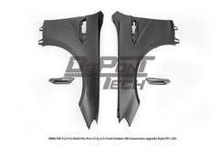 BMW 6 Series 650i 640i 640d F06 F12 F13 (Both Fits Pre-LCI & LCI) 2011 2012 2013 2014 2015 2016 2017 2018 &  M6 F06 2013 2014 2015 2016 2017 2018 2019 with Aftermarket Parts - M6 Conversion Upgrade Style Front Fenders Metal from DuPont Tech