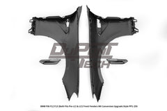 BMW 6 Series 650i 640i 640d F06 F12 F13 (Both Fits Pre-LCI & LCI) 2011 2012 2013 2014 2015 2016 2017 2018 &  M6 F06 2013 2014 2015 2016 2017 2018 2019 with Aftermarket Parts - M6 Conversion Upgrade Style Front Fenders Metal from DuPont Tech