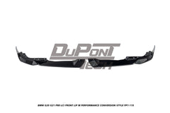 BMW 3 Series M340i 330i (With M-Package Bumper, does not fit base model) G20 G21 Pre-LCI 2019 2020 2021 2022 with Aftermarket Parts - M Performance Conversion Style Front Lip ABS from DuPont Tech