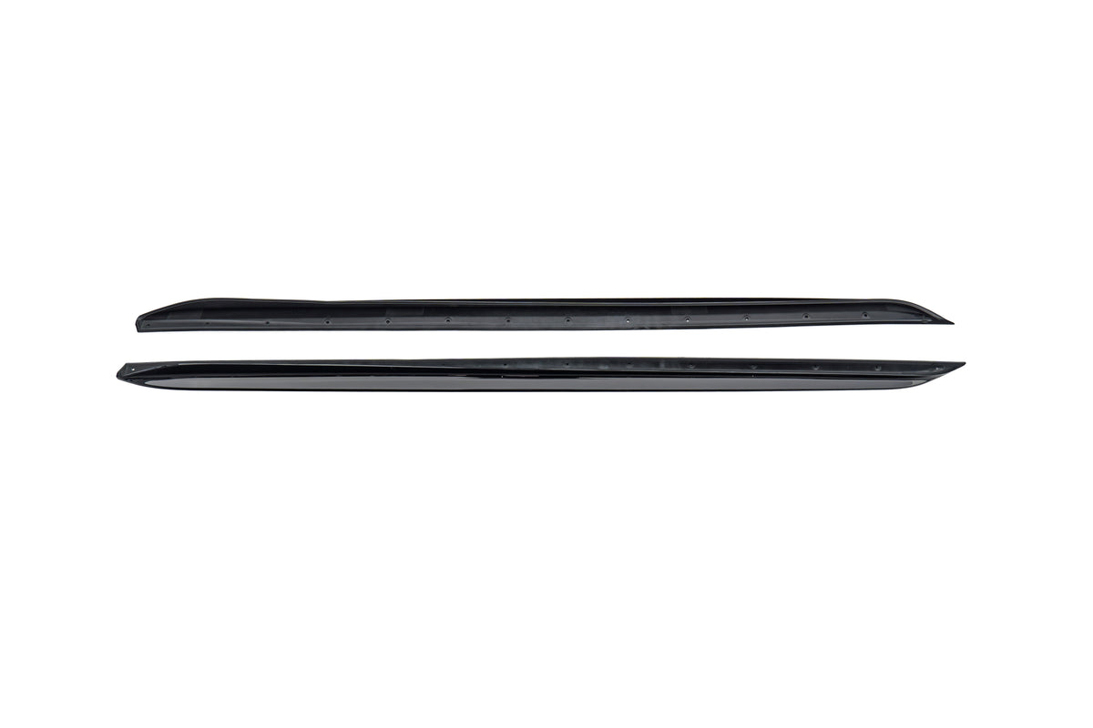 BMW 3 Series M340i 330i (with M-package rocker panel) G20 G21 Pre-LCI 2019 2020 2021 2022 with Aftermarket Parts - M Performance Conversion Style Side Skirts ABS from DuPont Tech