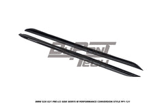 BMW 3 Series M340i 330i (with M-package rocker panel) G20 G21 Pre-LCI 2019 2020 2021 2022 with Aftermarket Parts - M Performance Conversion Style Side Skirts ABS from DuPont Tech