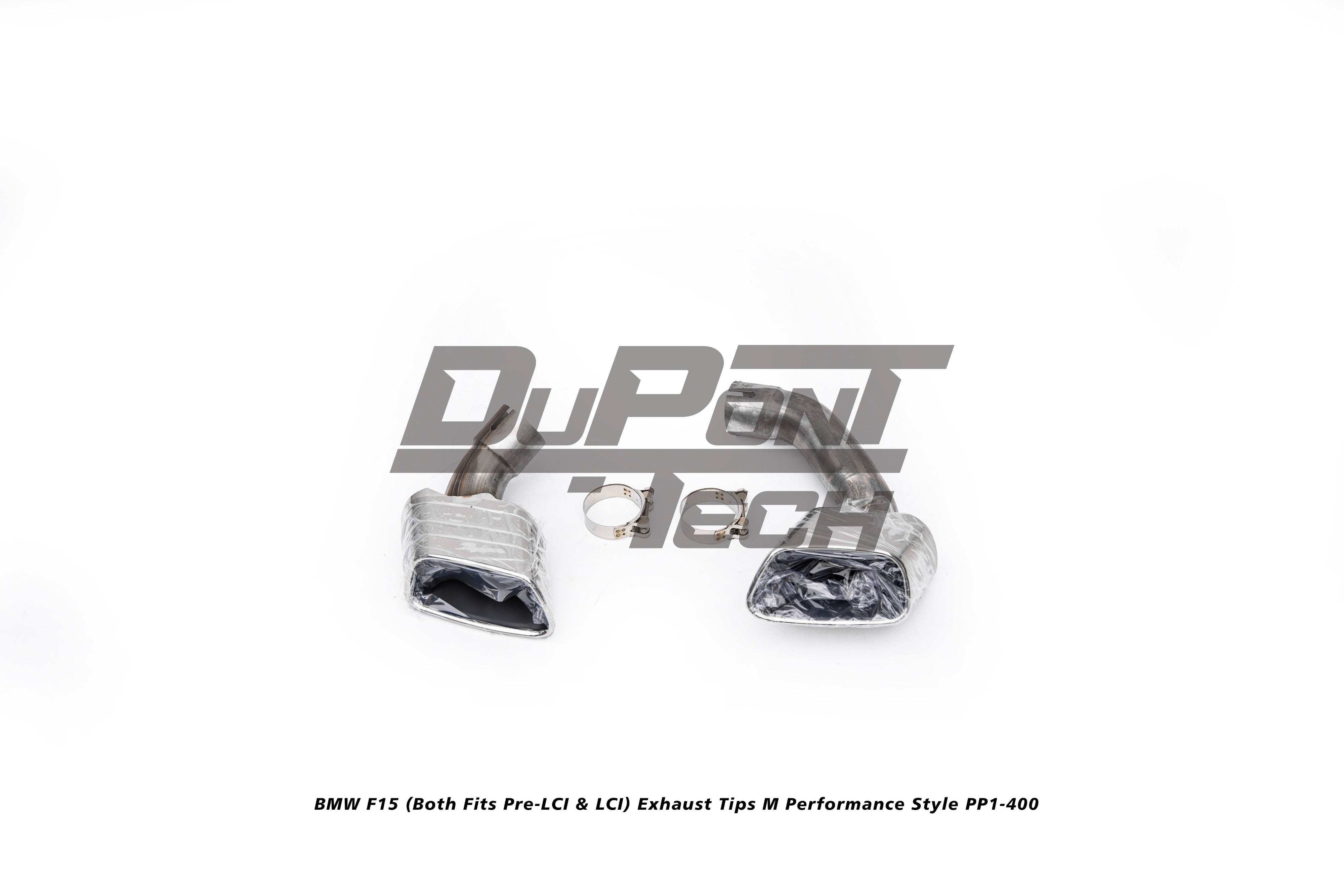 BMW X5 xDrive50i eDrive F15 (Both Fits Pre-LCI &  LCI) 2014 2015 2016 2017 2018 with Aftermarket Parts - M Performance Style Exhaust Tips Stainless Steel from DuPont Tech
