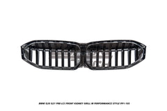 BMW 3 Series M340i 330i 320i G20 G21 Pre-LCI 2019 2020 2021 2022 with Aftermarket Parts - M Performance Style Front Kidney Grill ABS from DuPont Tech